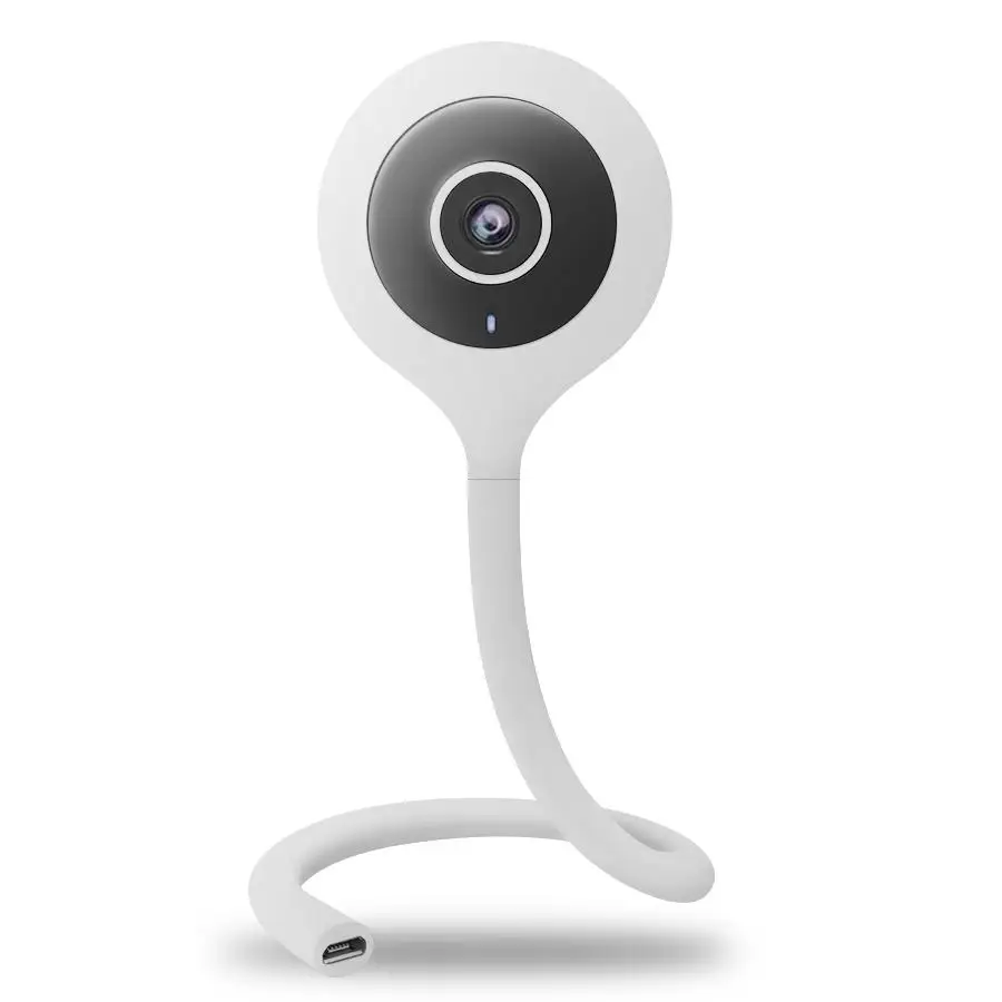 white 1080 P HD радионяня радио няня видео няня белый шум монитор видеоняня для младенцев видионяня радио няня беспроводная - Цвет: white