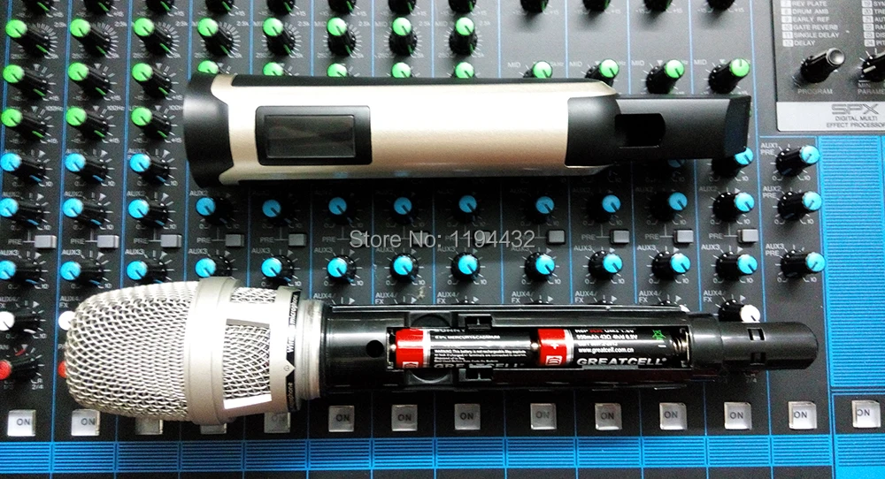 SKM 9000 5200 стиль UHF диапазон частоты Регулируемый двойной Ручной вокальный караоке беспроводной микрофон системы