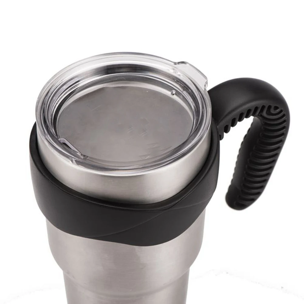 Портативная Нескользящая кружка ручка для Йети 30 унций Tumblers из нержавеющей стали подстаканник