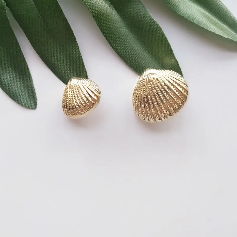 10 шт./лот золотые пуговицы с одним отверстием швейные для юбки куртка пыльник