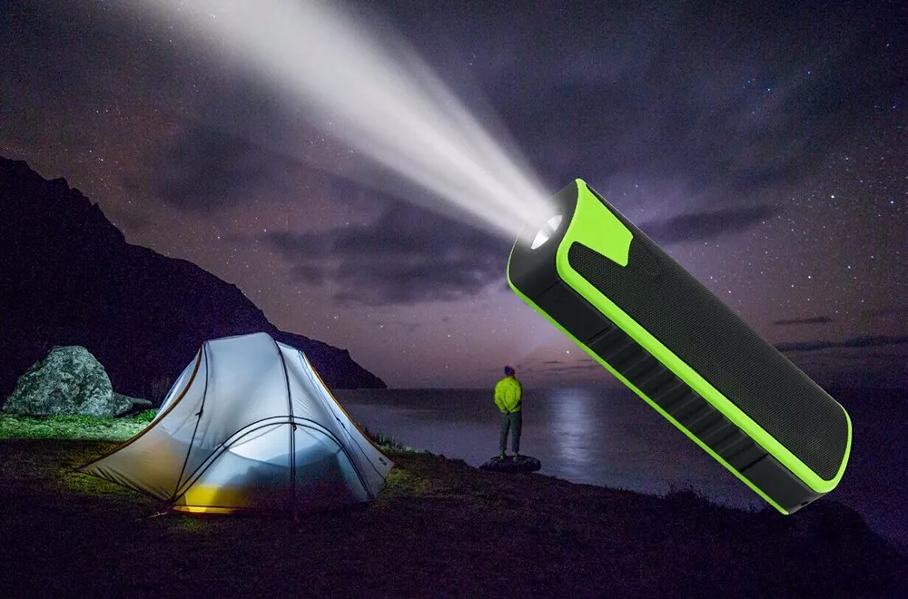 Ssdfly водонепроницаемый супер бас Bluetooth динамик 4000 мАч power Bank мощный портативный открытый беспроводной Велосипедный динамик с микрофоном