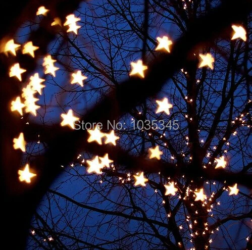 Гирлянда из медной проволоки в форме звезды 10 м 100 110 В|light string|copper wire lightswire lights |