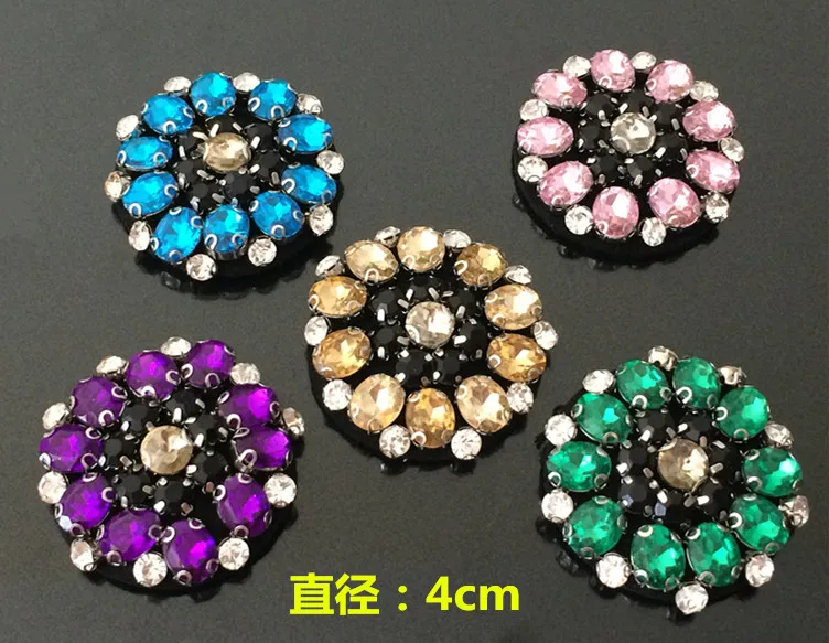 Кристальные Стразы Блестки и патчи для аппликации воротник из бусин Швейные