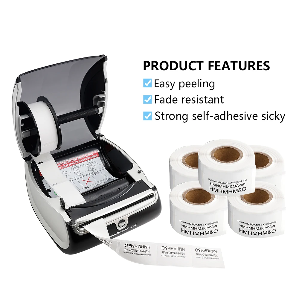 Fimax совместимый с dymo 30330 бумажная этикетка 19 мм * 51 500 шт/рулон для LabelWriter400 450 турбо