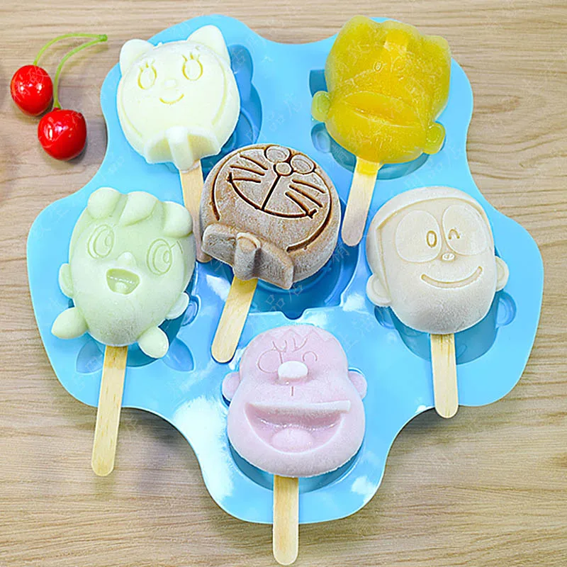 1 шт. 6-rose Flower силиконовые формы для торта, мороженого, шоколада, мыло силиконовые формы, 3D формы для выпечки кексов, форма для выпечки, форма для торта