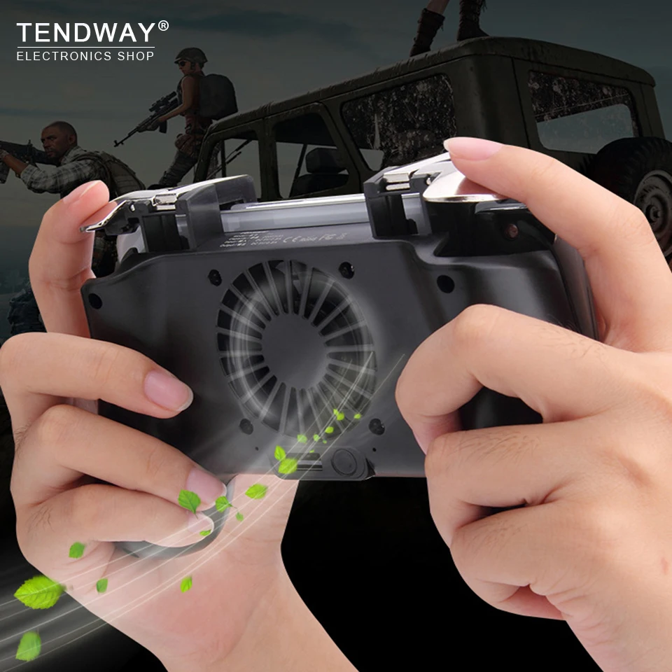 Tendway Вентилятор охлаждения PUBG контроллер геймпад мобильный триггер джойстик