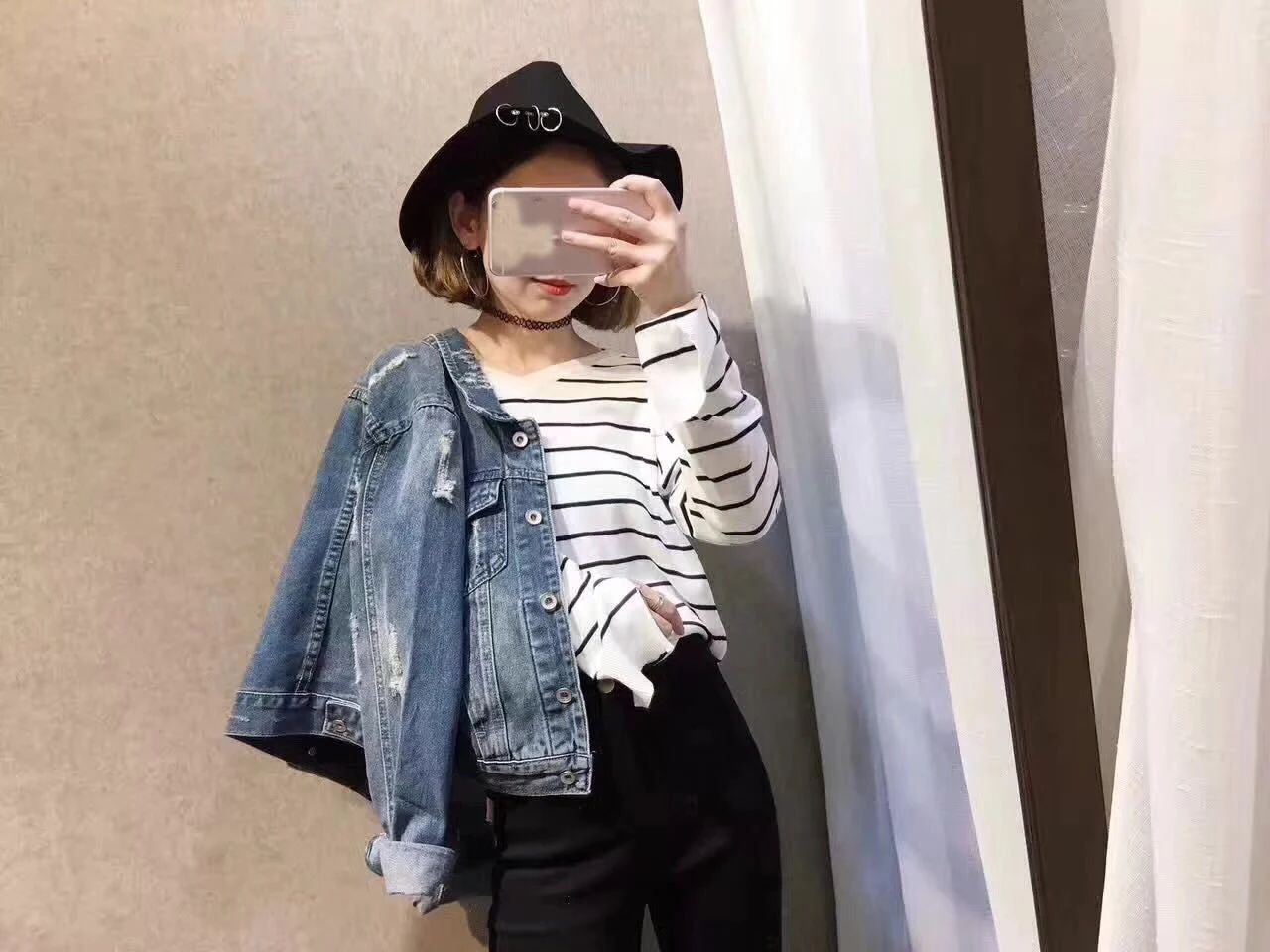 women popular new 2018 Women Basic Coat Denim Jacket Winter For | Женская одежда