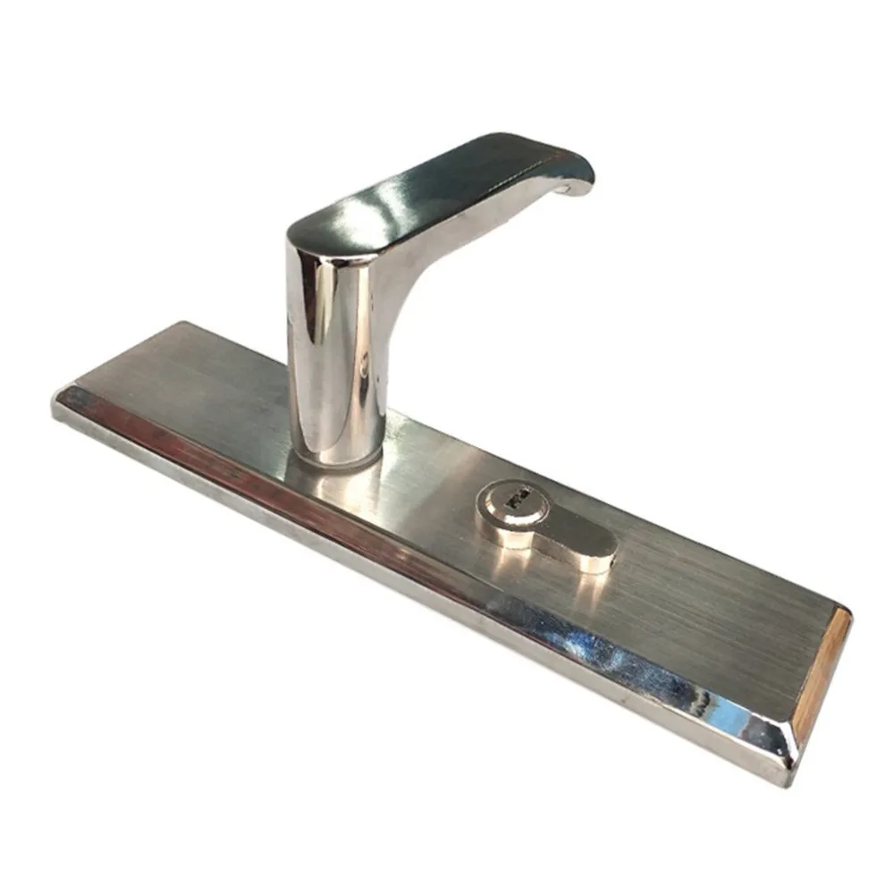 Дверной замок внутренняя панель из нержавеющей стали ручки с двойным язычком