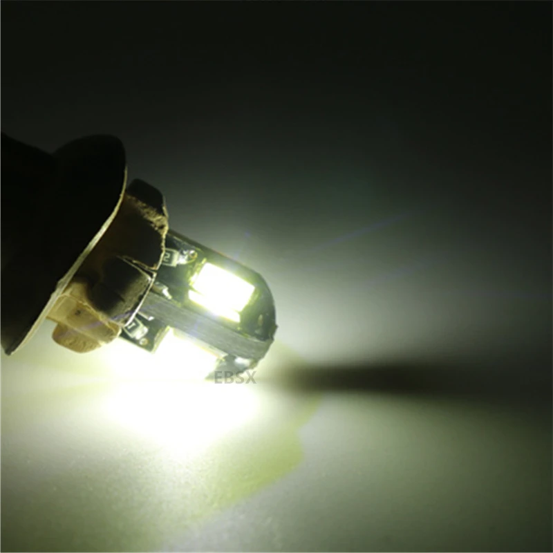 100 шт. Автомобильные светодиодные лампы W5W T10 Canbus 8 SMD 5630 5730 8SMD 12 В|Сигнальная лампа| |