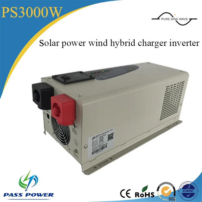 

2019 latest new research 3000w solar power wind hybrid charger inverter