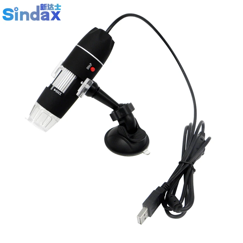 Мега Пиксели Цифровые микроскопы 1600X 8 светодиодный usb эндоскоп Камера