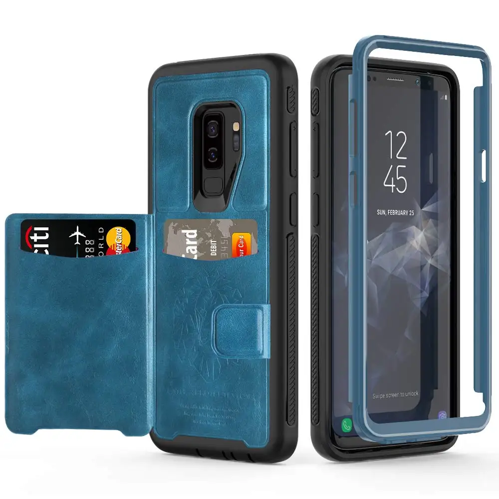 Для samsung Galaxy S10 S10 Plus Note 9 оболочка ретро кожаный флип-чехол для телефона для Galaxy S9 Plus S9 роскошный гибридный жесткий защитный чехол