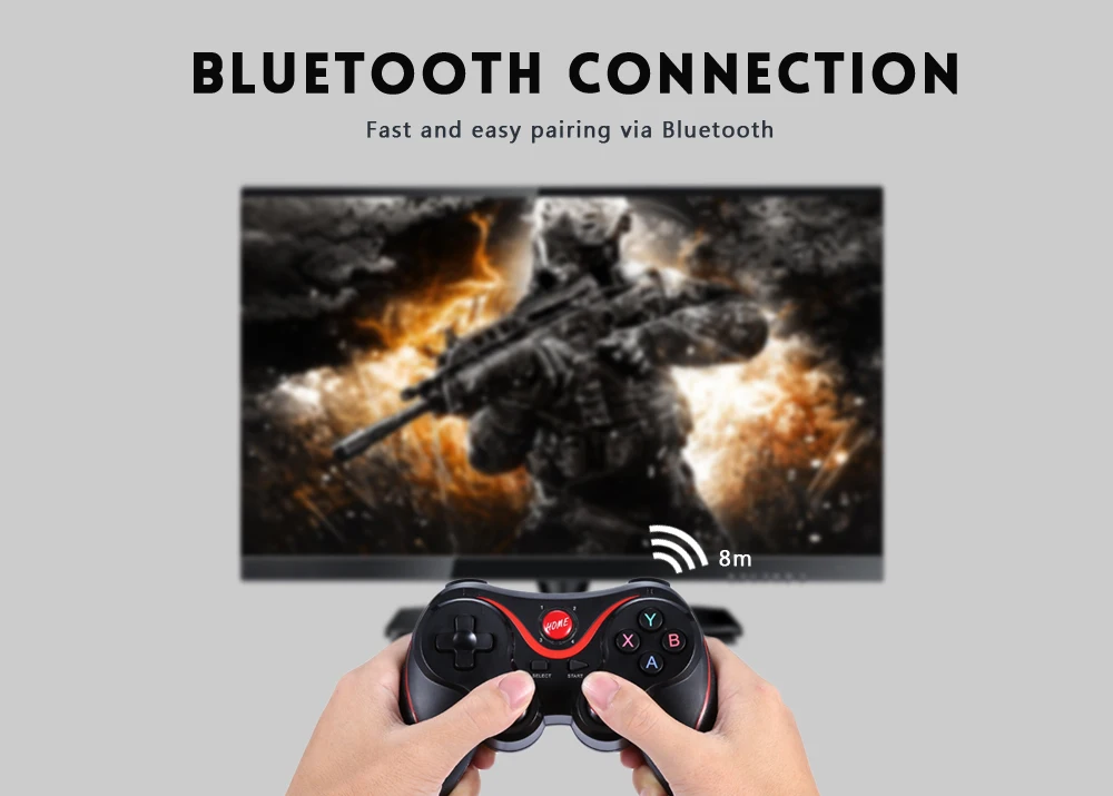 Gen Game X3 игровой контроллер умный беспроводной джойстик Bluetooth Android геймпад игровой пульт дистанционного управления T3/S8 телефон ПК телефон планшет