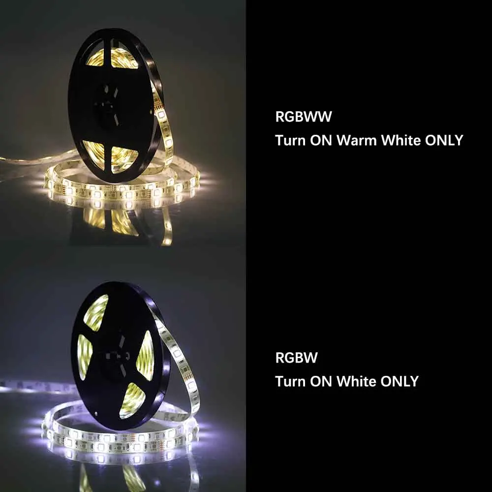 DC12V светодиодный полосы 5050 RGBW/RGBWW с мини 3Key RGBW контроллер 5PIN гибкие света RGB W/WW|5050 led