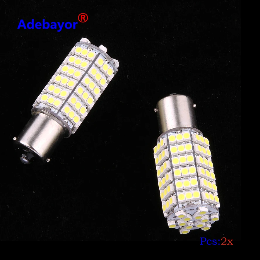 4 шт./лот 1156 BA15S 7056 супер яркий теплый белый 120 SMD СВЕТОДИОДНЫЙ Автомобильный задний