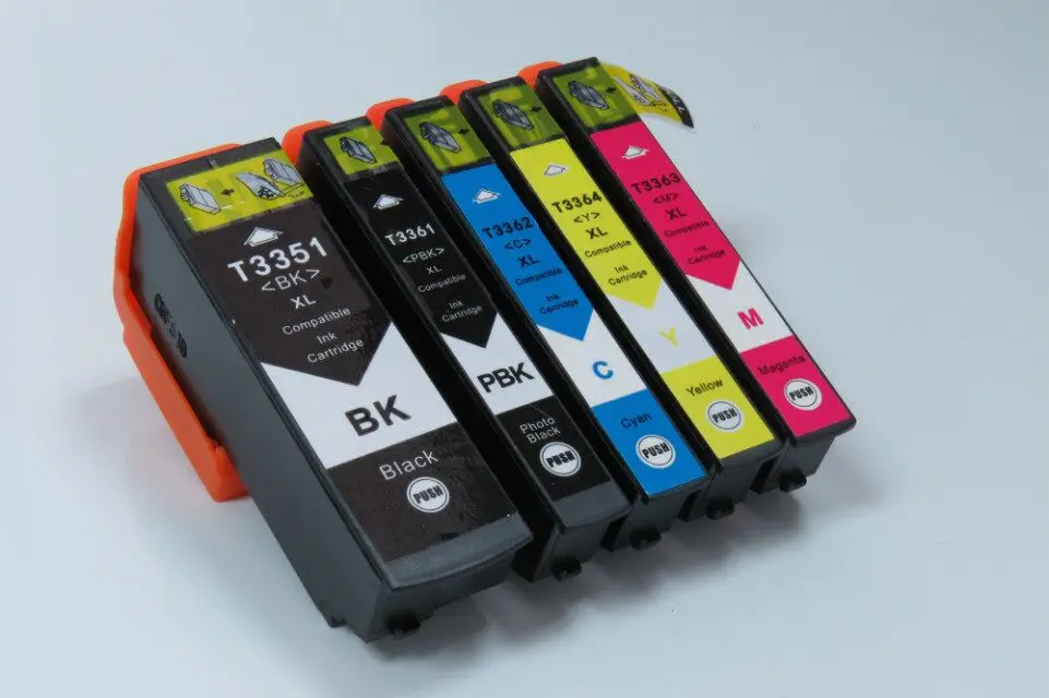 5PK 33XL чернильный картридж совместимый для Epson XP 900 530 630 830 635 540 640 645 T3351 Европы|ink