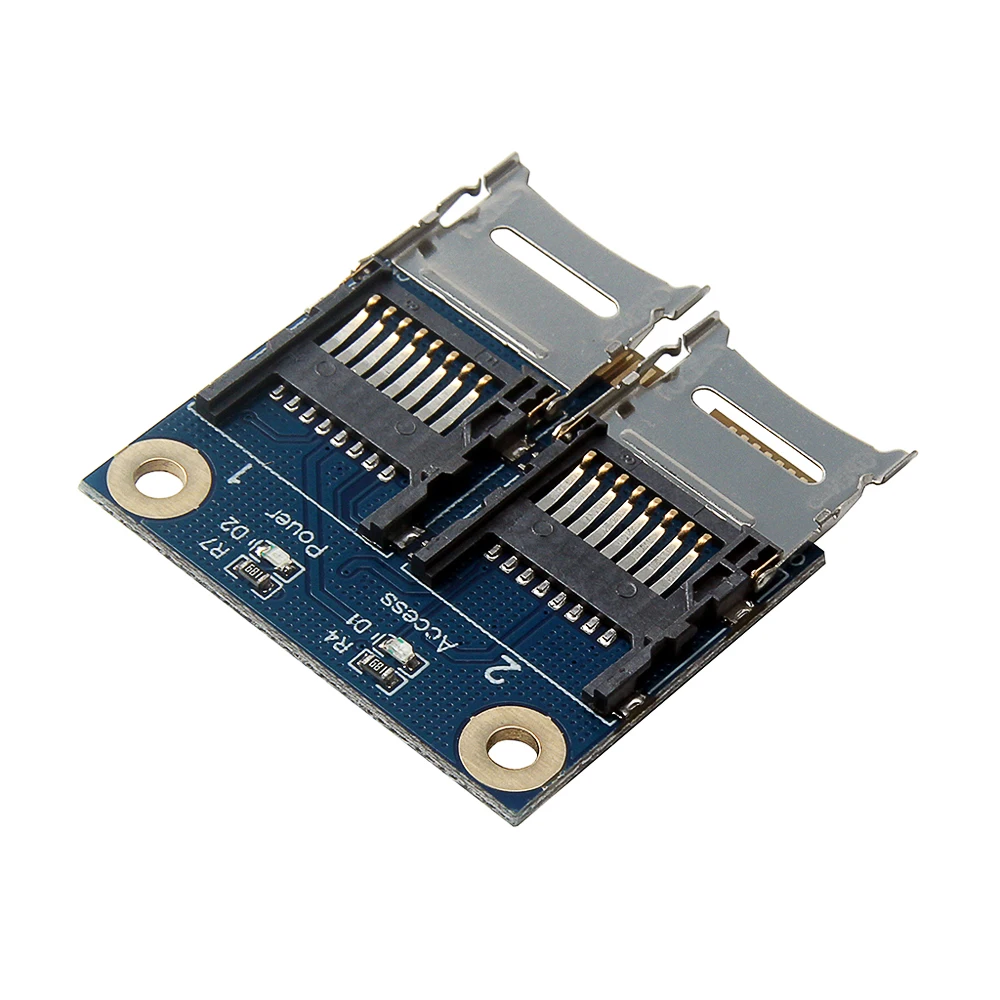 

Dual SD TF to Mini PCI express Memory Card Reader Adapter Converter Card For Laptop SD to Mini PCIe adapter