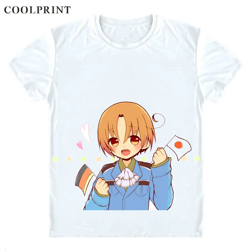 North Italy Brothers Feliciano Vargas T Shirt Axis Powers Hetalia Men Casual TShirt Premium T-Shirt Printed Short Sleeve Shirts | Мужская