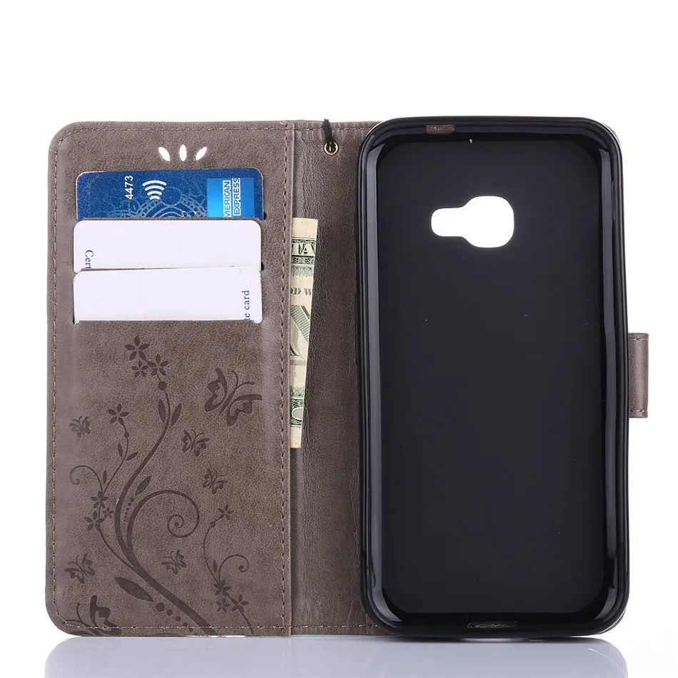 Чехол-портмоне в стиле ретро чехол для samsung Galaxy G388F G355 G357 G360 G850 G530 j5 j7 Note 5 4 S6 край S5 мини Стенд симпатичный цветочный чехол DP04Z