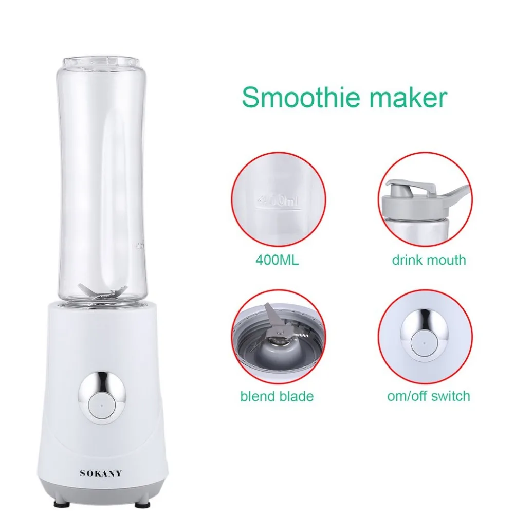 Sokany Портативный Многофункциональный Электрический Smoothie Maker 260 Вт высокая