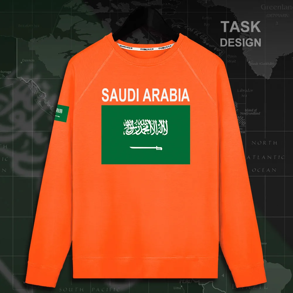 Saudi Arabia Arabian SA SAU мужская толстовка с капюшоном пуловеры Мужская тонкая новая
