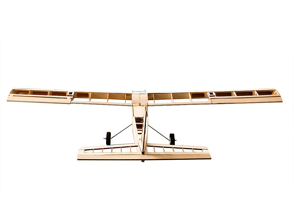 T4001 Balsa DIY Деревянные самолеты 1550 мм размах крыльев биплан радиоуправляемый самолет вертолет игрушки Набор Модель