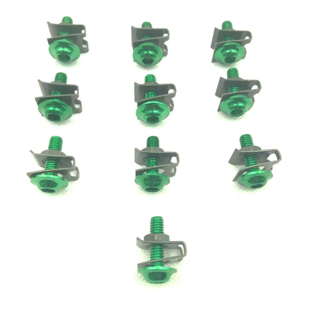 Болты обтекатели рабочие болты 6 мм зажимы для скоростных зажимов пружинные