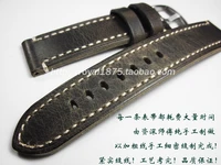 retro brown high quality handmade straps mens 18 19 20 21 22mm watch band matte leather for omega mido iwc tissot seiko rolex