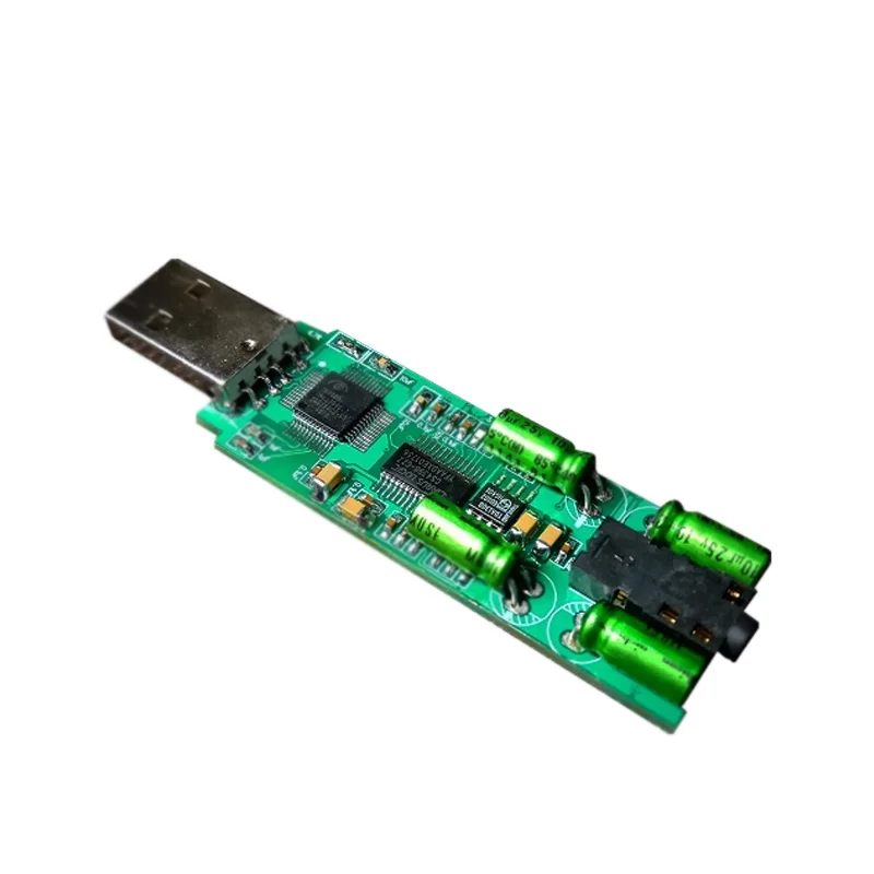 Портативный CM108 CS4398 TDA1308 USB OTG DAC Amp HIFI внешняя аудио карта декодер T0674|Усилители