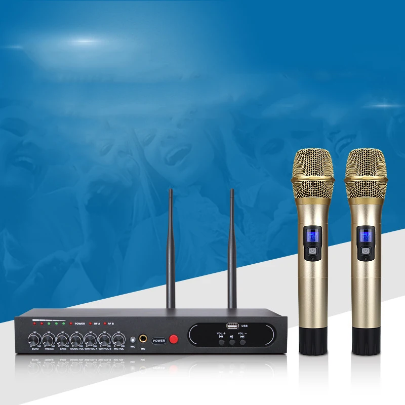 UHF500 599MHz мобильный телефон компьютер домашний пение Bluetooth беспроводной микрофон