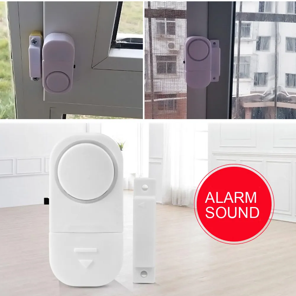 Магнитные датчики беспроводной оконный дверной охранной сигнализации|Ручки