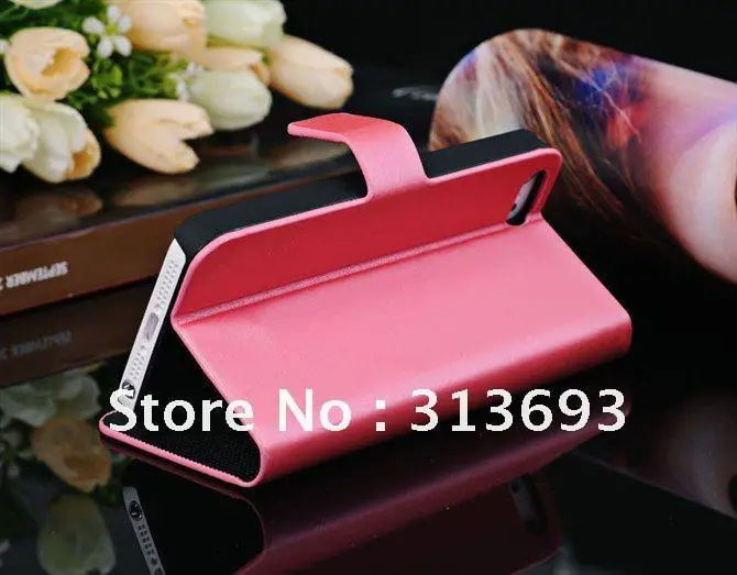 multi color chosen for iphone 5 5g mercerized leather case| |