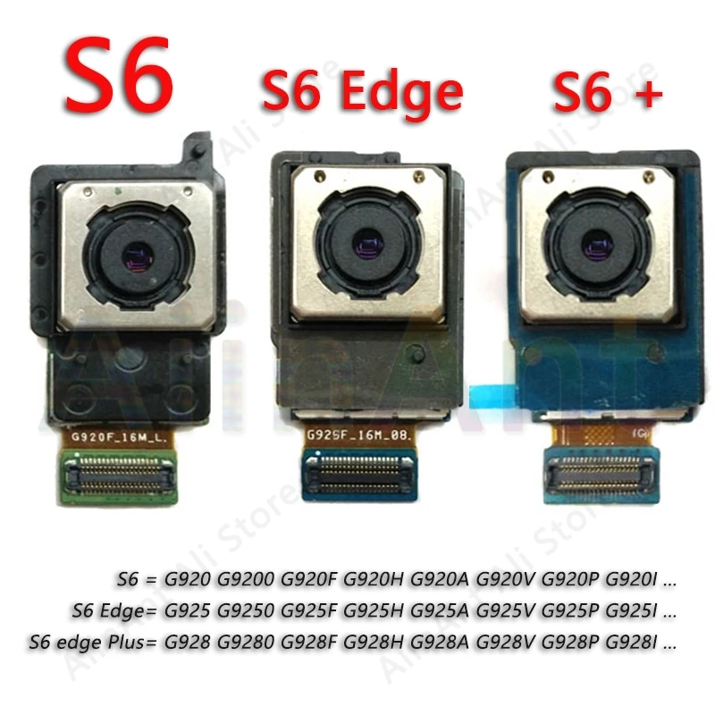 Объектив задней камеры для Samsung Galaxy S3 i9300 S4 i9500 S5 G900 S6 Edge Plus Mini большая основная