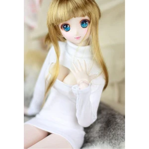 Белый свитер BJD, верхняя одежда, Топ для женщин с большой грудью, 13, 60 см, 24 дюйма, SD13 DK DZ AOD DD MSD, кукольная одежда HEDUOEP