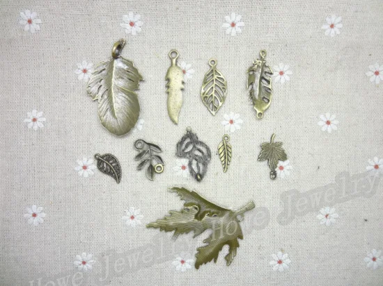 Взрывобезопасные модели смешанных 40 шт. подвесок античная бронза цинковый сплав