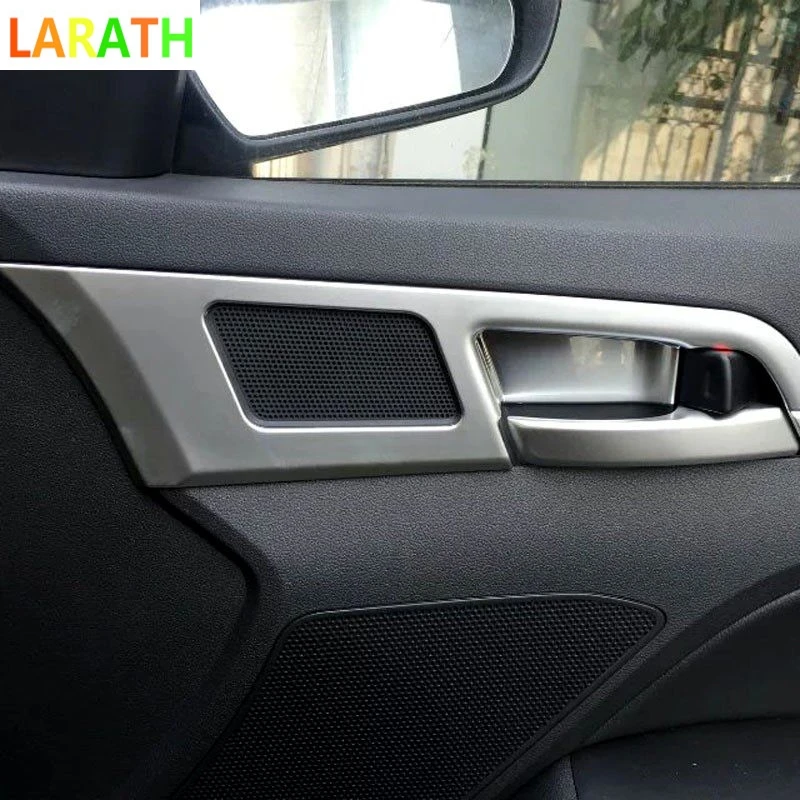 Для Hyundai Elantra 2016 / Avante 2015 ABS хром 4 шт. внутренняя дверная ручка крышка чаши отделка