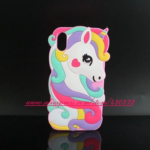 Для iphone 5 5s/SE/6 6s/6Plus 6s Plus/7 8 Plus/X XR XS MAX 3D Силиконовый мягкий чехол-накладка для телефона с изображением кота единорога кекса - Цвет: 5