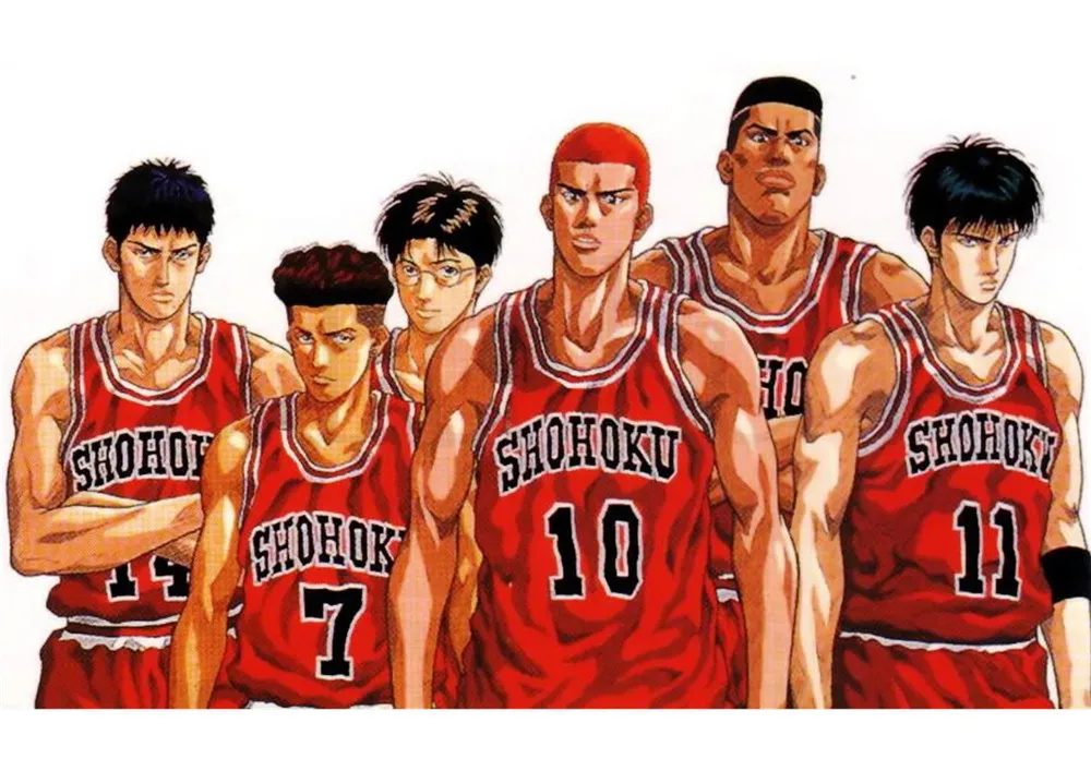 Slam Dunk плакаты настенные наклейки яркие цветные украшения для дома белая бумага с покрытием прямая