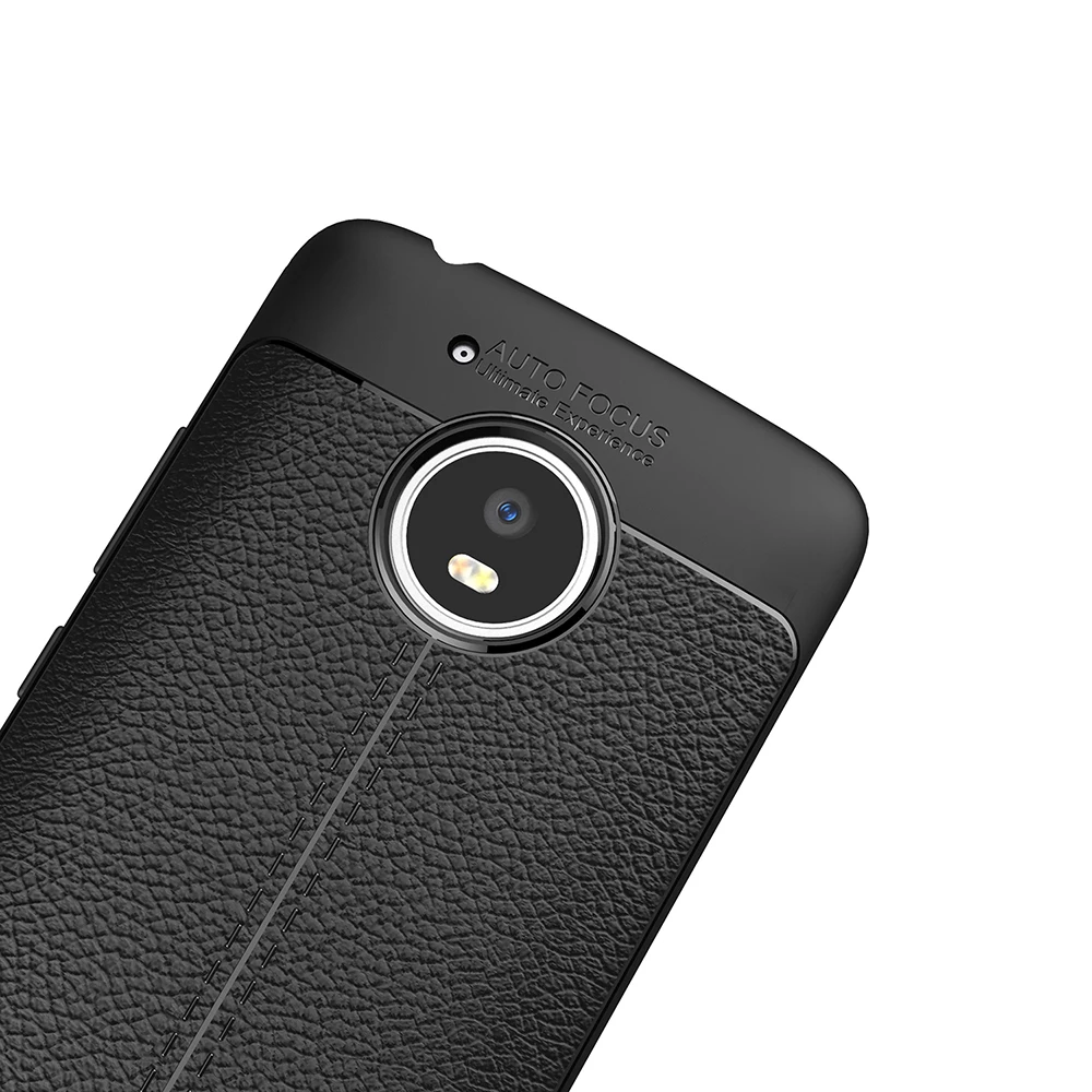 Для Motorola Moto G5 чехол Lenuo Роскошный из силикона и ТПУ с узором Личи мягкий для