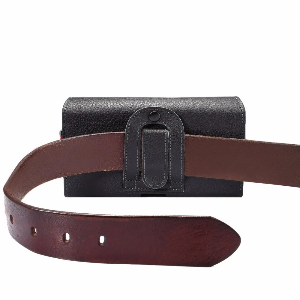 Чехол для телефона с зажимом ремня двойными карманами Магнитный чехол Lenovo K3 K4 K5 K6