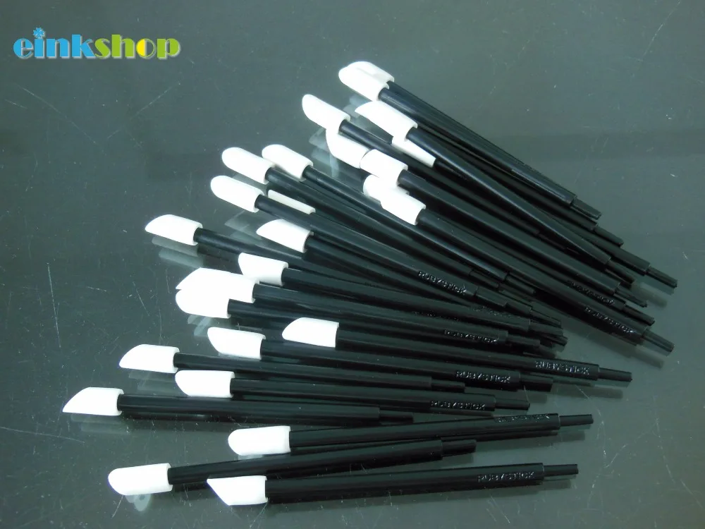 Einkshop 50 шт. палочки для чистки тампоны t21 rubystick рубиновых принтеров очистки