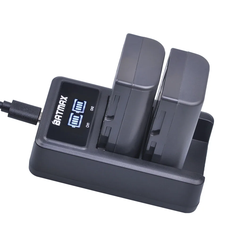 Batmax2шт NP F570 F550 Камера Батарея + usb портами и светодиодным индикатором двойной
