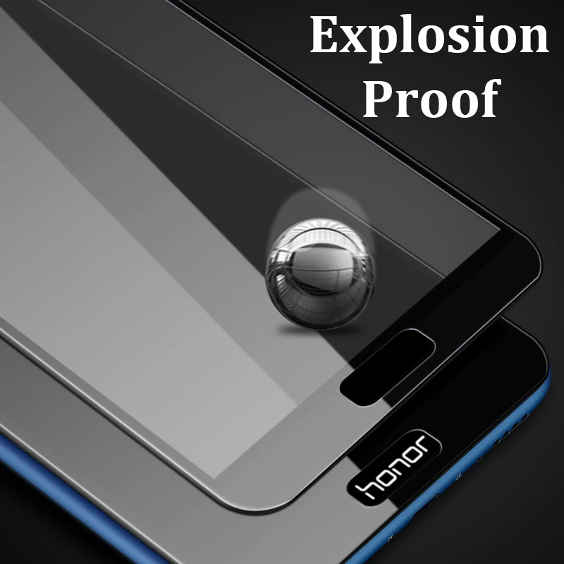 Full Cover Protective Glass On Honor 7X X7 For Huawei Huawey Onor Honer 7 X Tremp Temper Glas Screen Protector Film | Мобильные