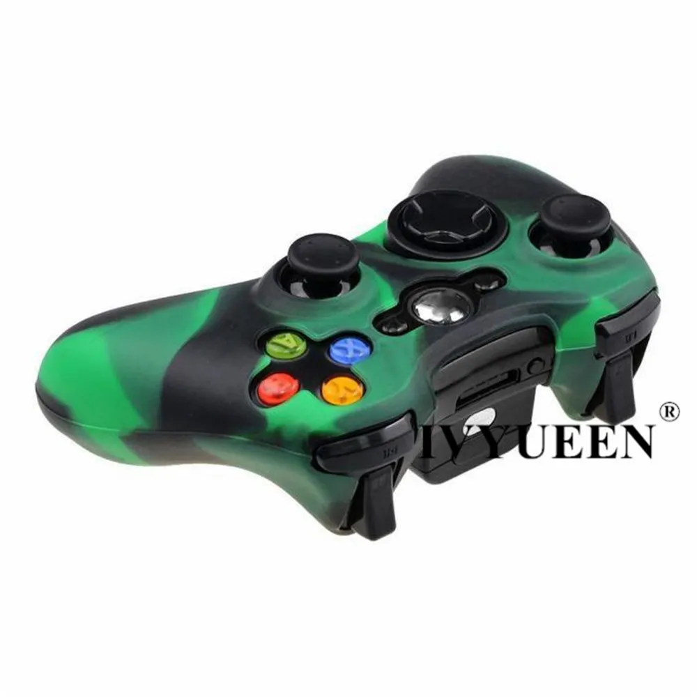 Защитный чехол IVYUEEN Camo для microsoft Xbox 360 проводной/беспроводной контроллер силиконовый чехол для X Box 360