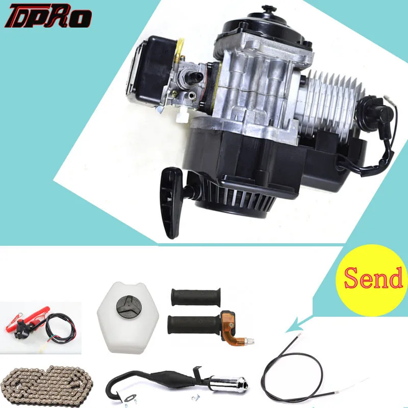 Высокопроизводительный 2 тактный двигатель мотоцикла для карманного велосипеда