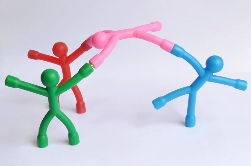 10 или 8 шт. забавная мини фигурка Новинка Волшебная магнитная наклейка гибкий