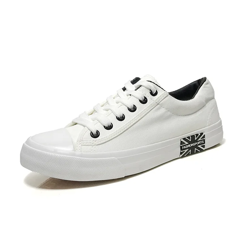 Парусиновая Мужская обувь Низкая Повседневная Эластичная Классическая Тканевая