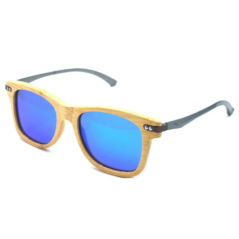 2018 Popular Men Female Unisex Bamboo Aluminum sunglasses colored Polarized Lens | Аксессуары для одежды