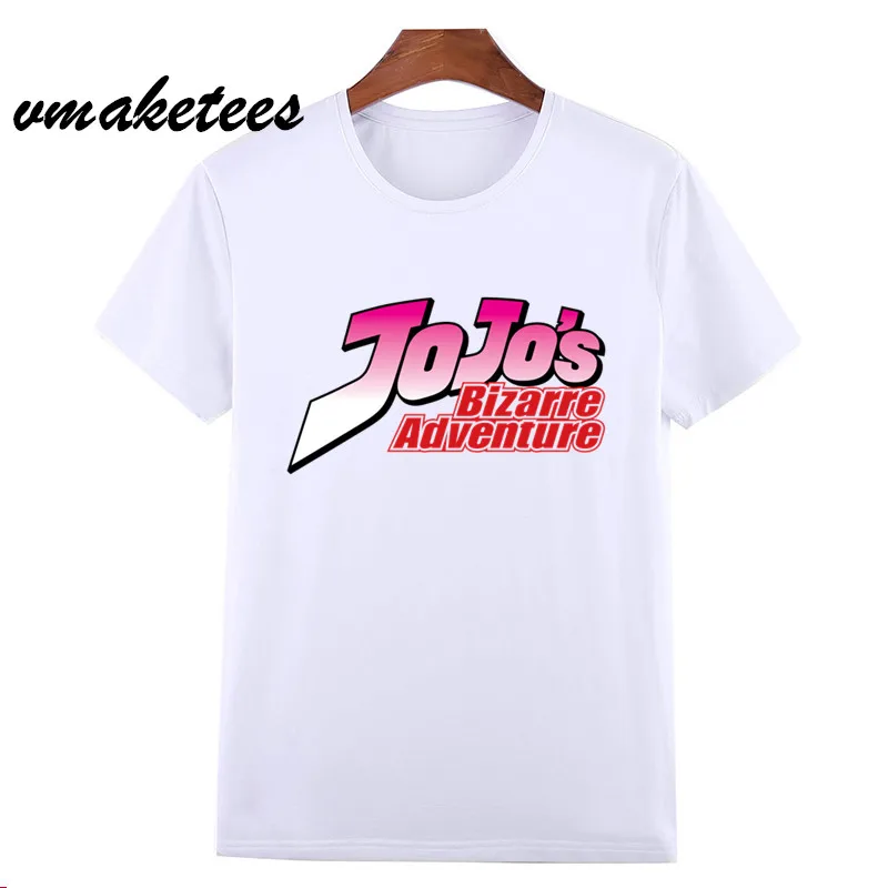 Новое поступление JoJo Необычные Приключения футболка для мужчин женщин принт модная футболка короткий рукав Уличная Повседневная летняя HCP4588