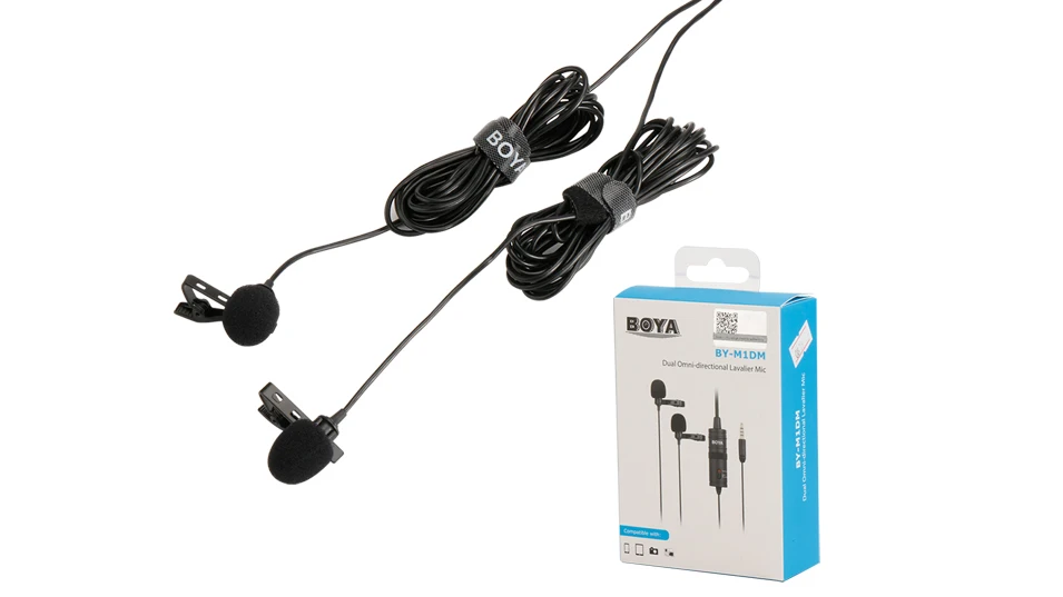 BOYA BY-M1 BY-M1DM микрофона телефона петличный Камера микрофон с лацканами конденсаторный микрофон для xiaomi воротник iPhone Xs X Canon DSLR ПК эротических игр